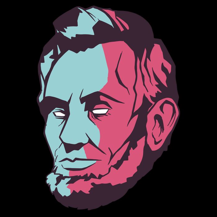 Abraham Lincoln Head Cooling Performance Crew T-Shirt