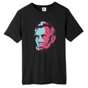 Abraham Lincoln Head Tall Fusion ChromaSoft Performance T-Shirt