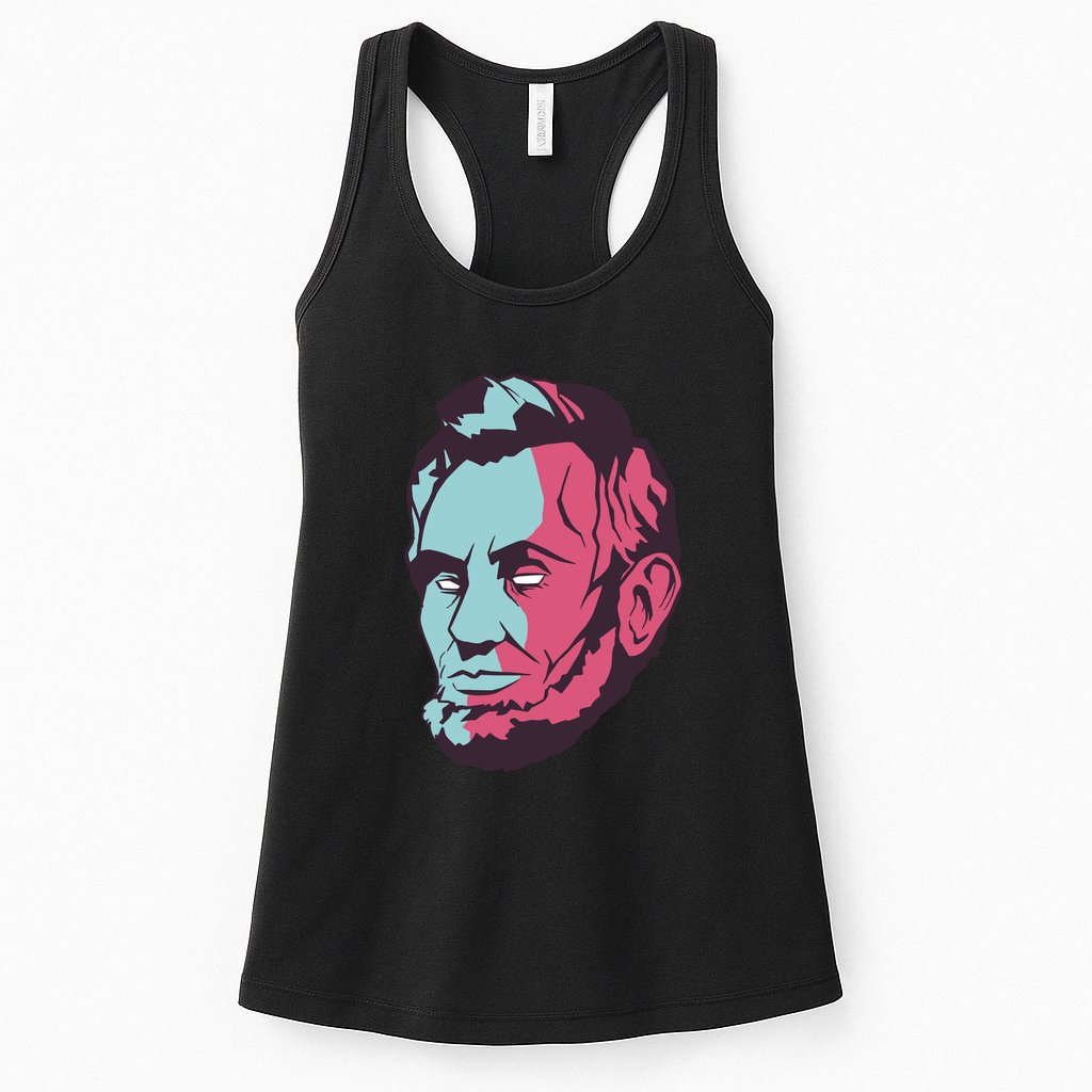 Abraham Lincoln Head Womens Tank Top