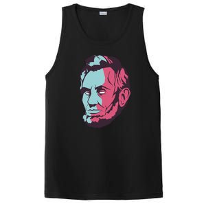 Abraham Lincoln Head PosiCharge Competitor Tank