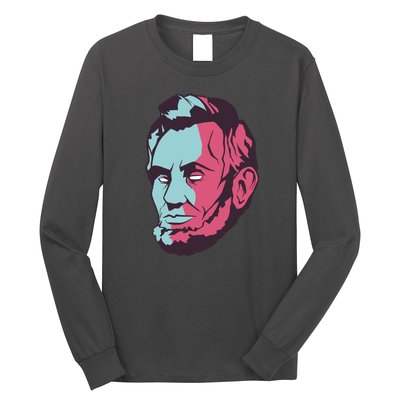 Abraham Lincoln Head Long Sleeve Shirt