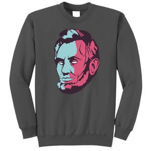 Abraham Lincoln Head Tall Sweatshirt