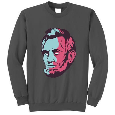 Abraham Lincoln Head Tall Sweatshirt
