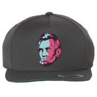 Abraham Lincoln Head Wool Snapback Cap