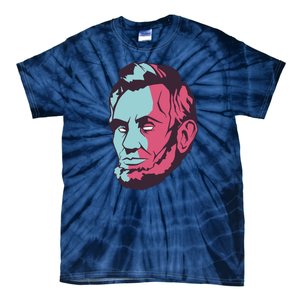 Abraham Lincoln Head Tie-Dye T-Shirt