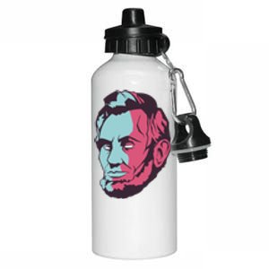 Abraham Lincoln Head Aluminum Water Bottle 