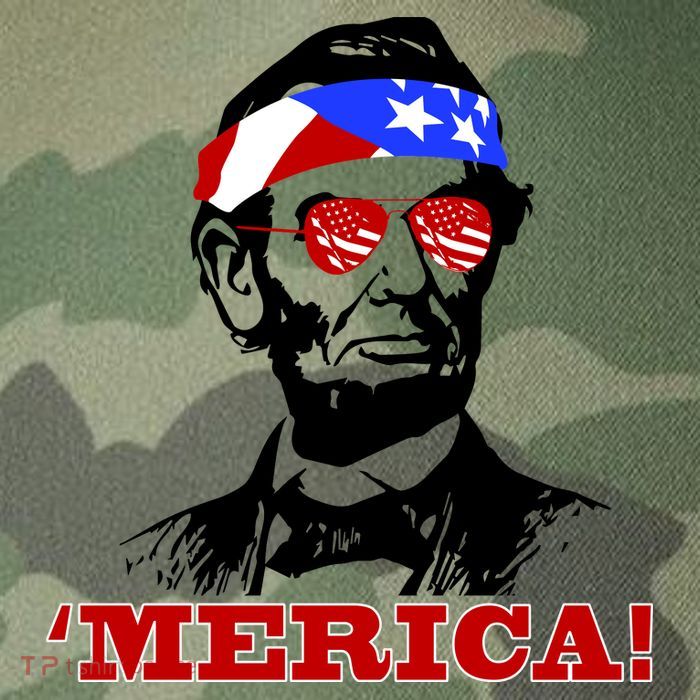 Abraham Lincoln Merica Legacy Tie Dye Trucker Hat