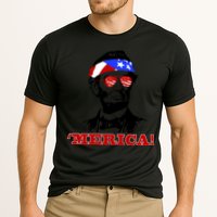 Abraham Lincoln Merica Cooling Performance Crew T-Shirt