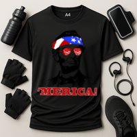 Abraham Lincoln Merica Cooling Performance Crew T-Shirt