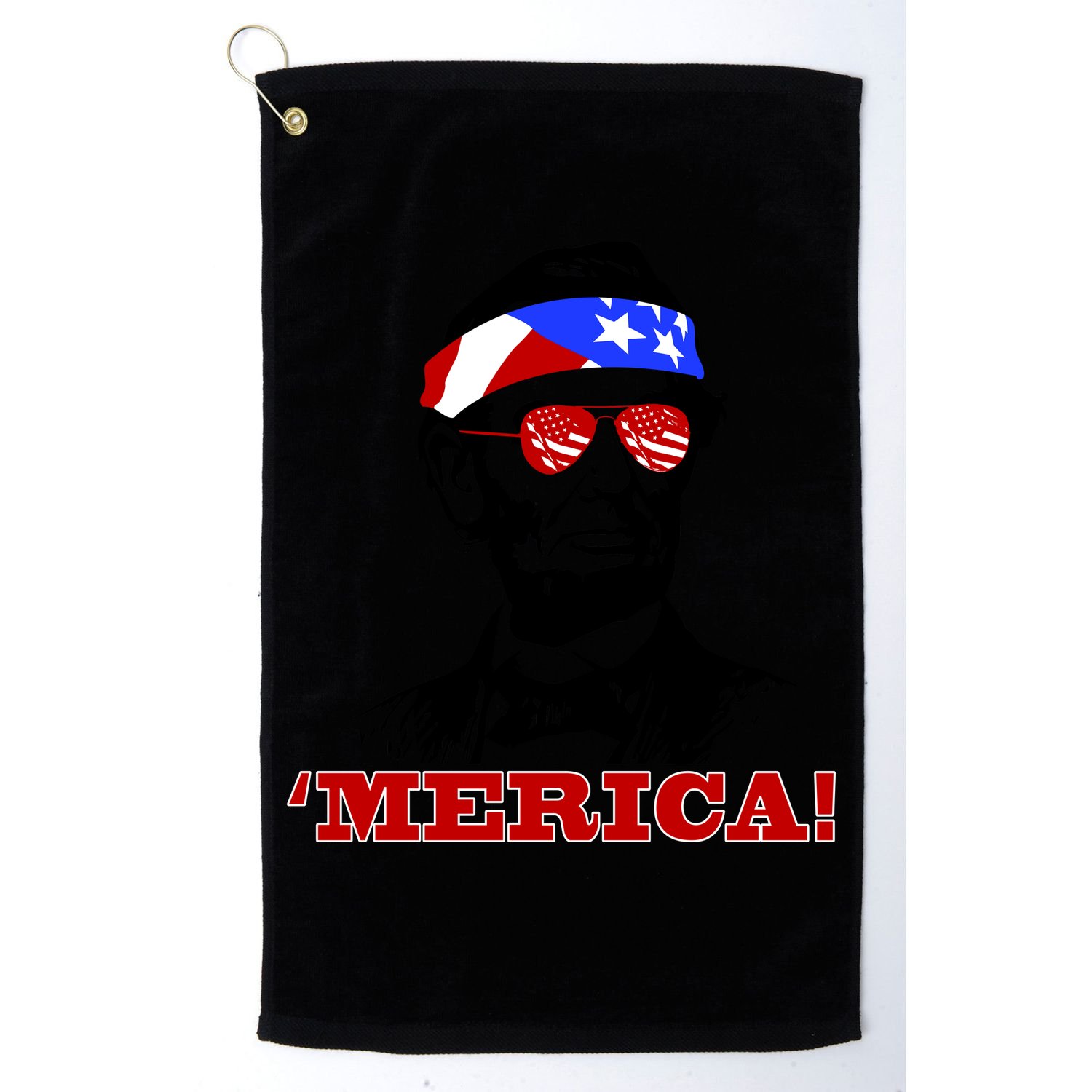 Abraham Lincoln Merica Golf Towel