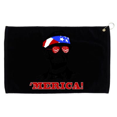 Abraham Lincoln Merica Grommeted Golf Towel