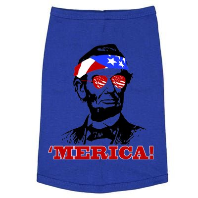 Abraham Lincoln Merica Doggie Tank