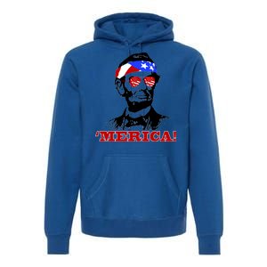 Abraham Lincoln Merica Premium Hoodie