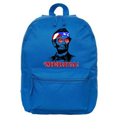 Abraham Lincoln Merica 16 in Basic Backpack