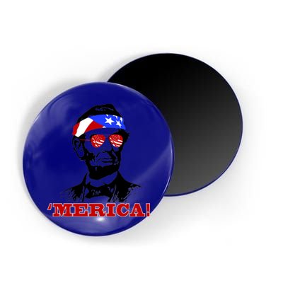 Abraham Lincoln Merica Magnet