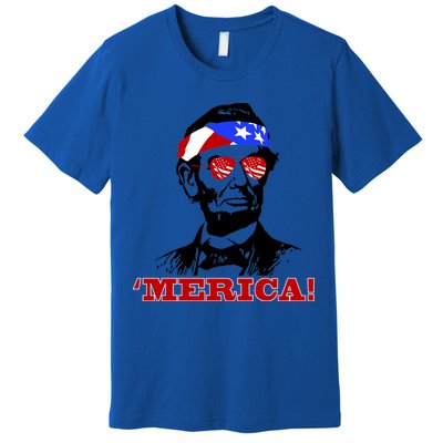 Abraham Lincoln Merica Premium T-Shirt
