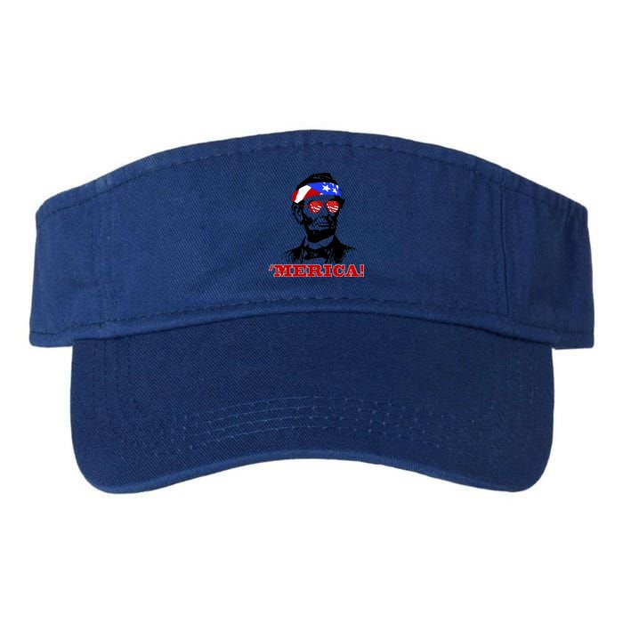 Abraham Lincoln Merica Valucap Bio-Washed Visor