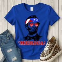Abraham Lincoln Merica Womens T-Shirt