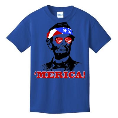 Abraham Lincoln Merica Kids T-Shirt