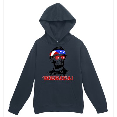 Abraham Lincoln Merica Urban Pullover Hoodie