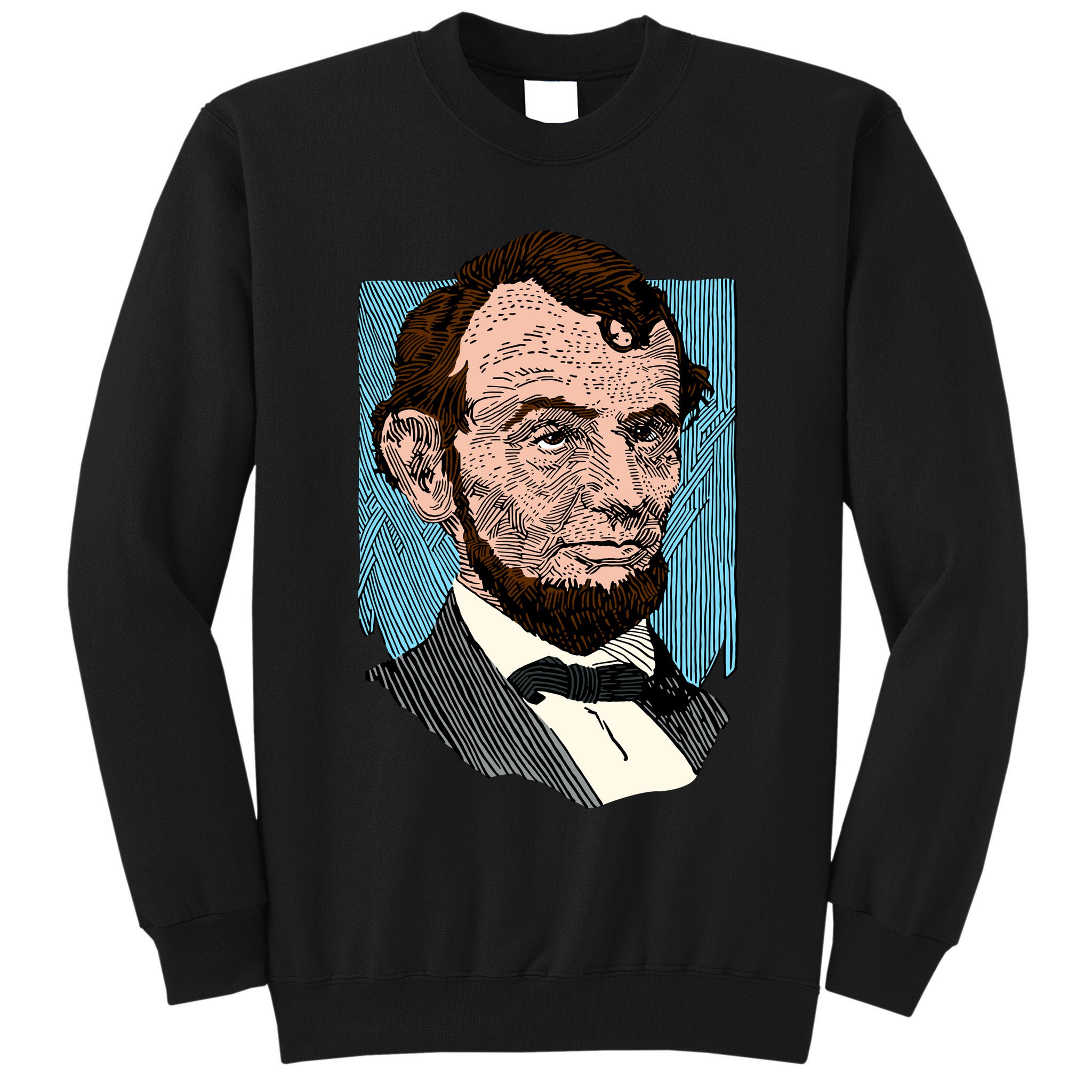 Abraham Lincoln Portrait Tall Sweatshirt