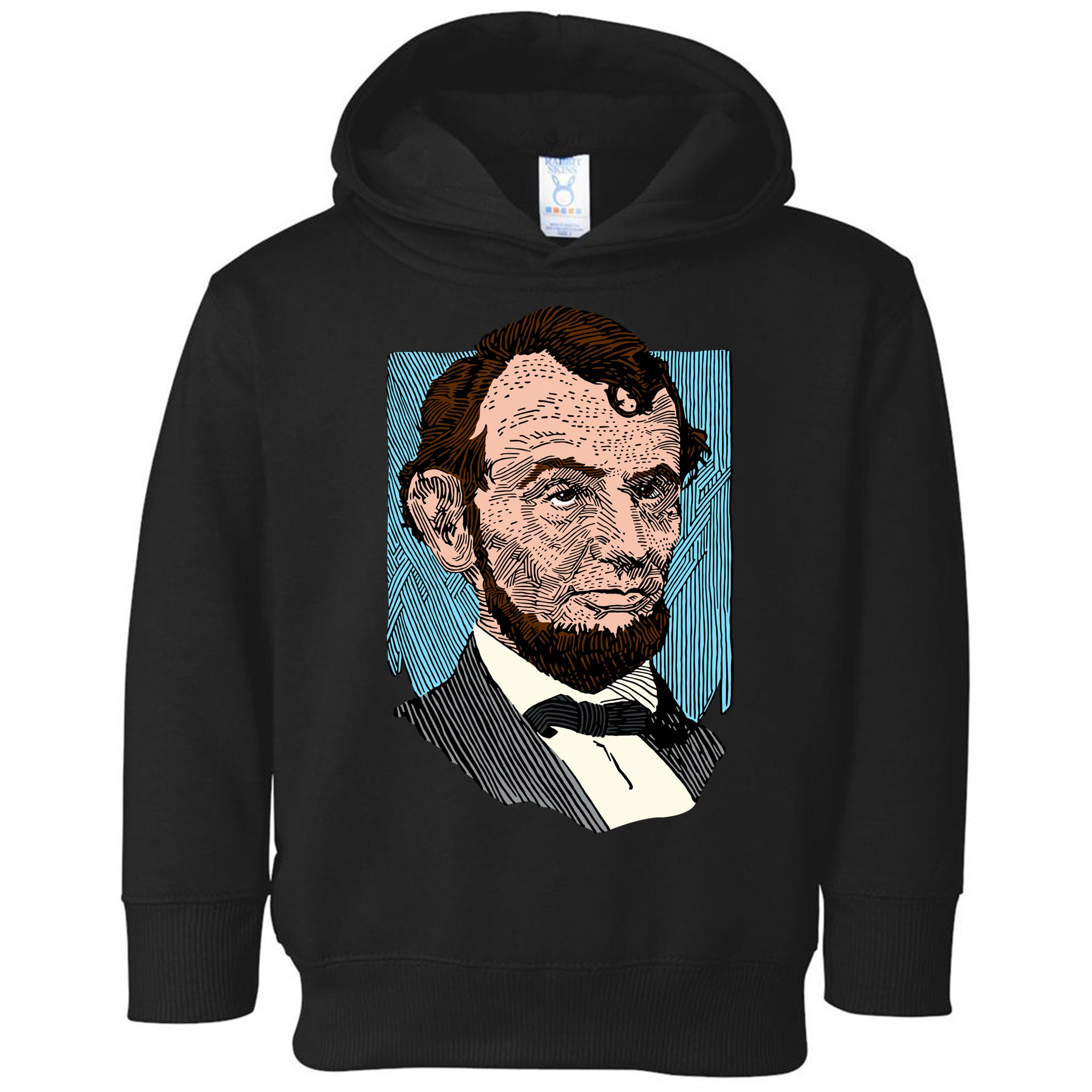 Abraham Lincoln Portrait Toddler Hoodie