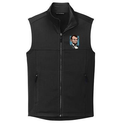 Abraham Lincoln Portrait Collective Smooth Fleece Vest