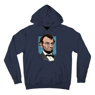 Abraham Lincoln Portrait Tall Hoodie