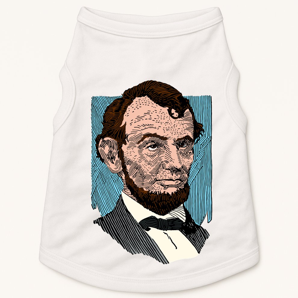 Abraham Lincoln Portrait Doggie Tank