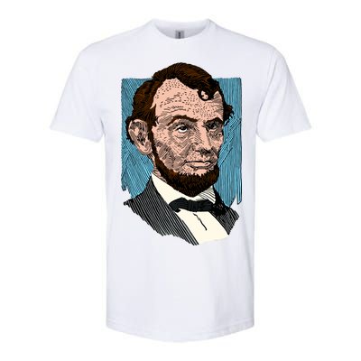 Abraham Lincoln Portrait Softstyle CVC T-Shirt