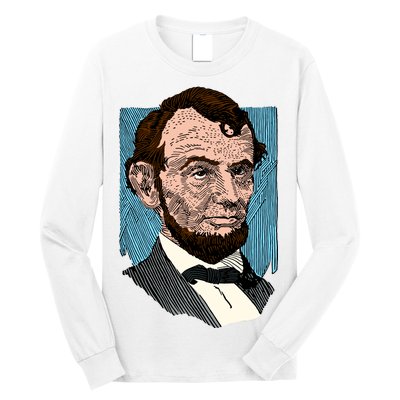 Abraham Lincoln Portrait Long Sleeve Shirt