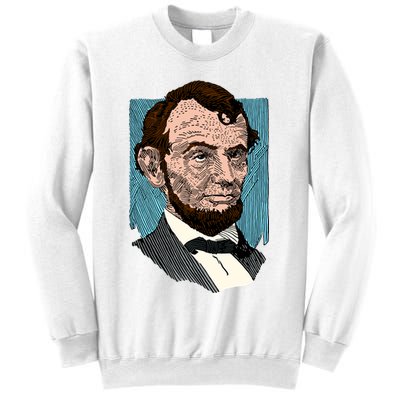 Abraham Lincoln Portrait Sweatshirt
