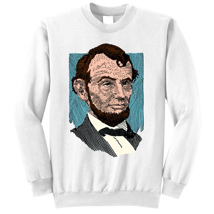 Abraham Lincoln Portrait Sweatshirt