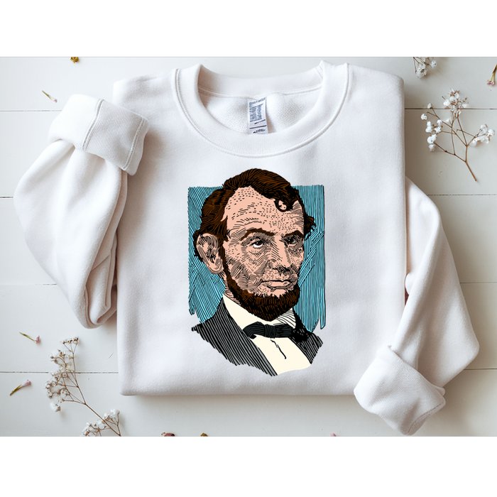 Abraham Lincoln Portrait Sweatshirt