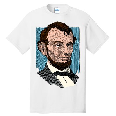 Abraham Lincoln Portrait Tall T-Shirt