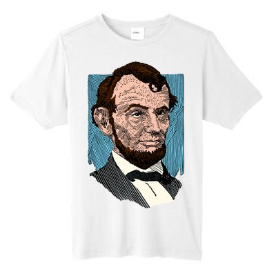 Abraham Lincoln Portrait Tall Fusion ChromaSoft Performance T-Shirt