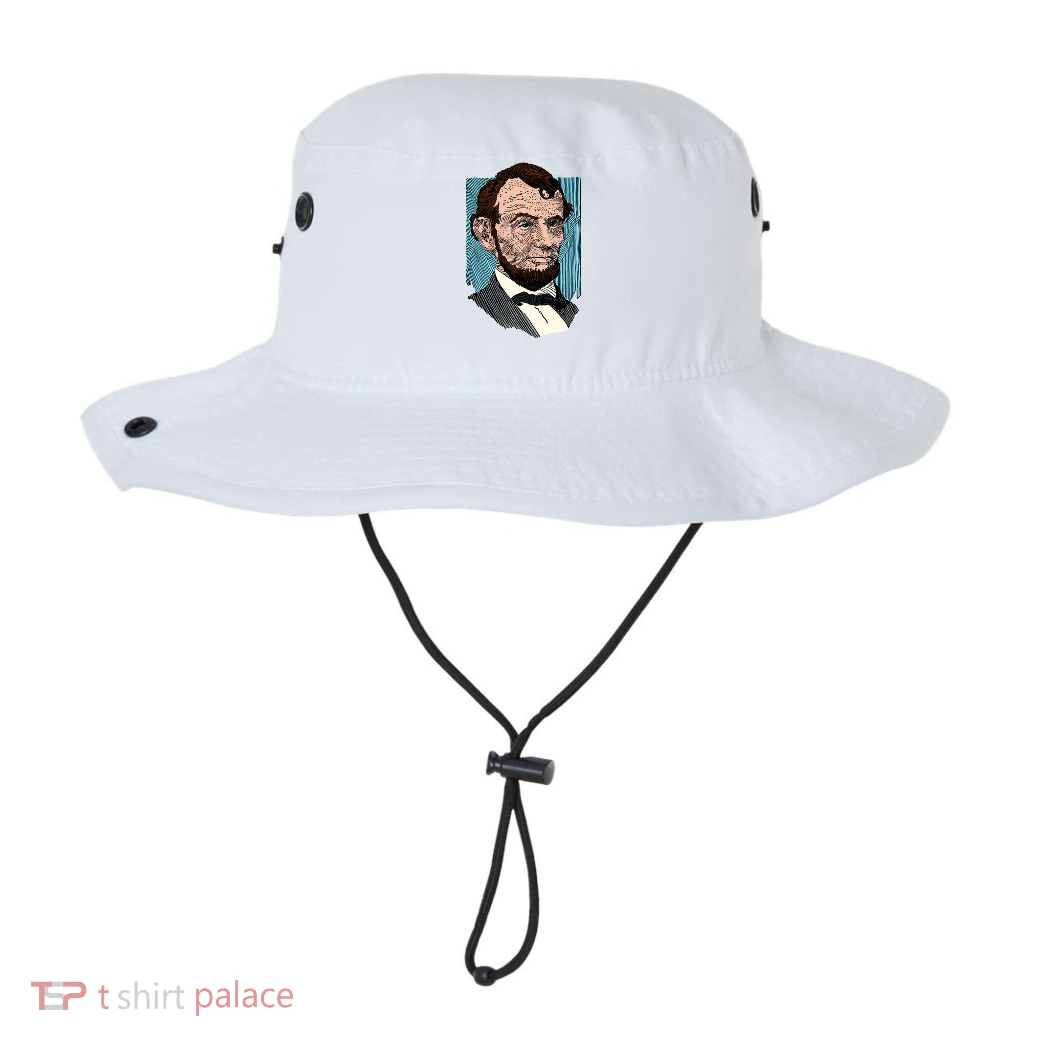 Abraham Lincoln Portrait Bucket Hat