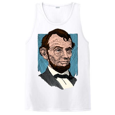 Abraham Lincoln Portrait PosiCharge Competitor Tank