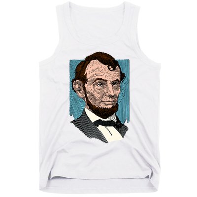 Abraham Lincoln Portrait Tank Top