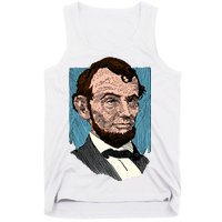 Abraham Lincoln Portrait Tank Top