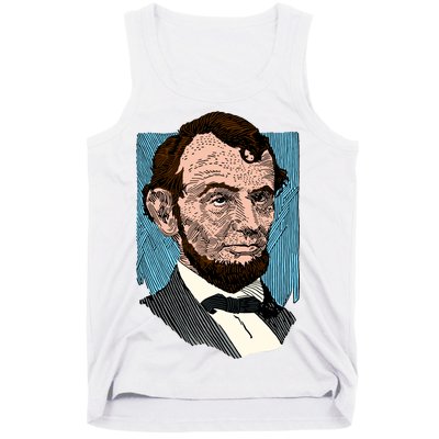 Abraham Lincoln Portrait Tank Top