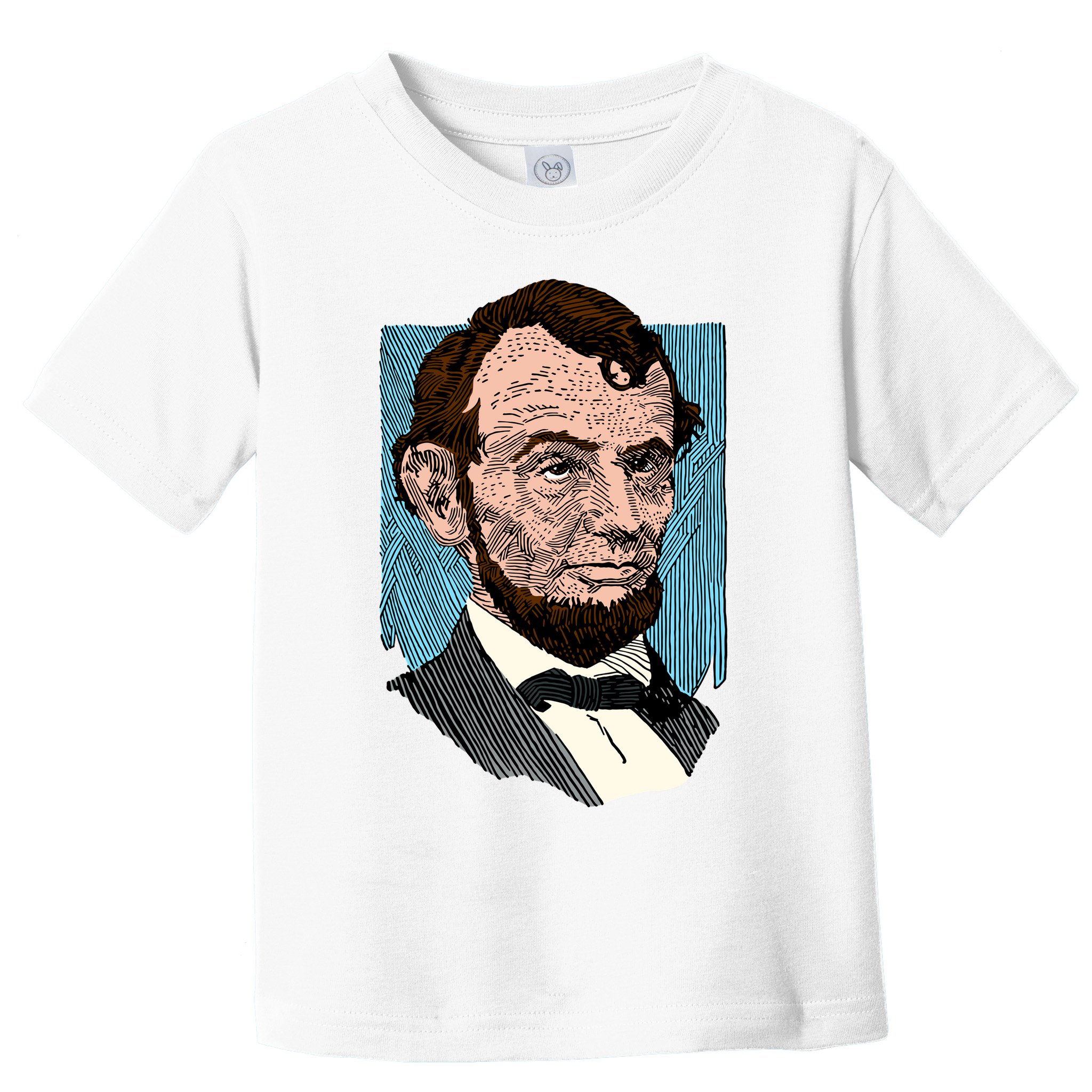 Abraham Lincoln Portrait Toddler T-Shirt