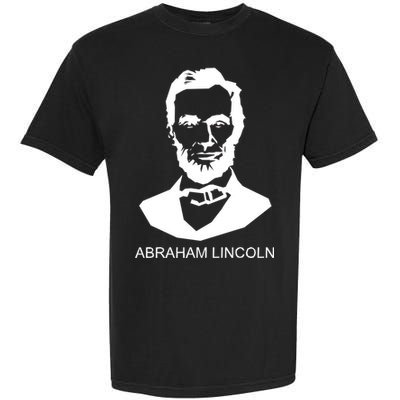 Abraham Lincoln Portrait President Garment-Dyed Heavyweight T-Shirt