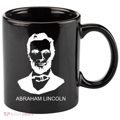 Abraham Lincoln Portrait President 11oz C Handle Ceramic Mug