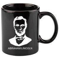 Abraham Lincoln Portrait President 11oz C Handle Ceramic Mug