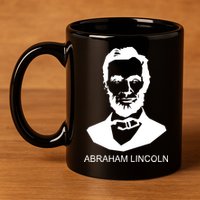 Abraham Lincoln Portrait President 11oz C Handle Ceramic Mug