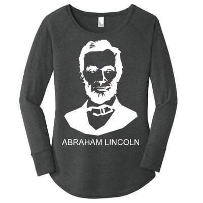 Abraham Lincoln Portrait President Women's Perfect Tri Tunic Long Sleeve Shirt