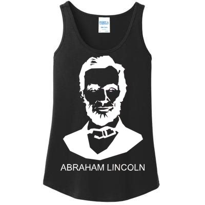 Abraham Lincoln Portrait President Ladies Essential Tank