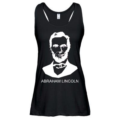 Abraham Lincoln Portrait President Ladies Essential Flowy Tank