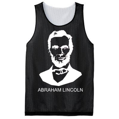 Abraham Lincoln Portrait President Mesh Reversible Basketball Jersey Tank